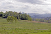 Riesengebirge von Myslakowice aus