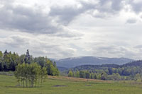 Riesengebirge von Myslakowice aus